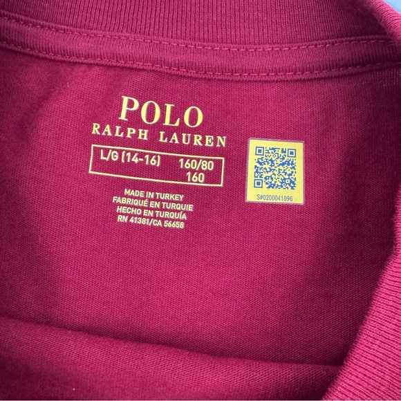 Ralph Lauren Bear Cotton Jersey Tee Kids L (14-16) Polo Bear Graphic  New - Picture 7 of 13
